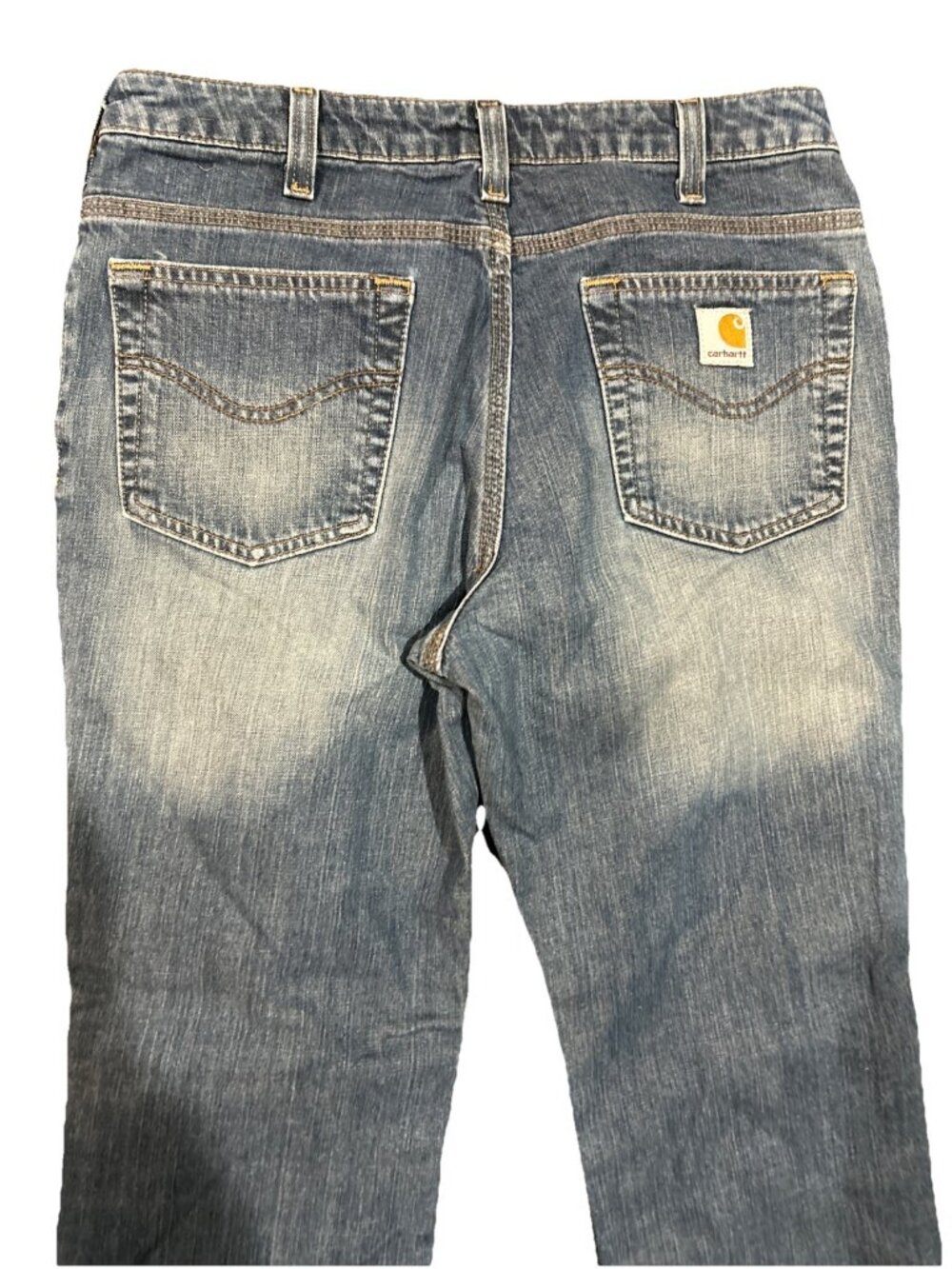 Carhartt Jeans Women Size 10x28 ACTUAL MENS 31x28 90's Faded Traditional Fit - Picture 8 of 9
